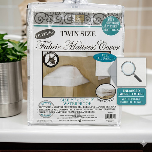 Zippered mattress protector - mattress,