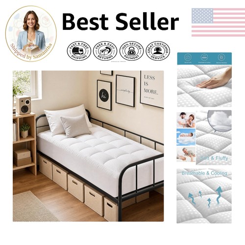 Soft quilted twin mattress - soft,