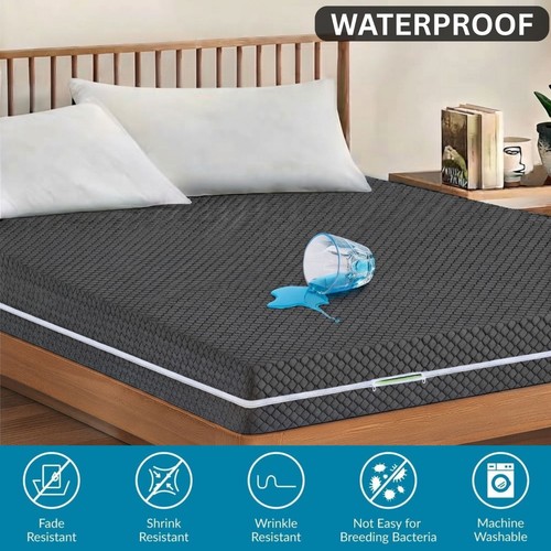 Zip waterproof mattress cover - zip,