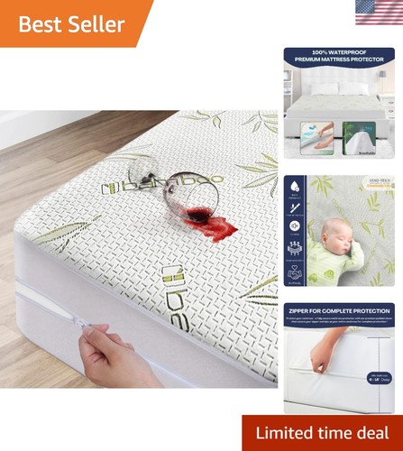 Bamboo mattress protector - bamboo,
