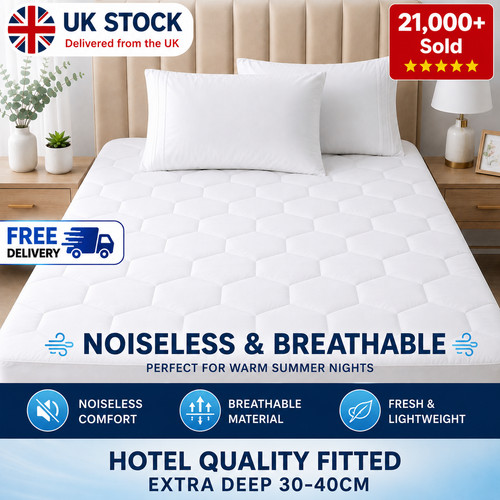 Quilted mattress protector - mattress,