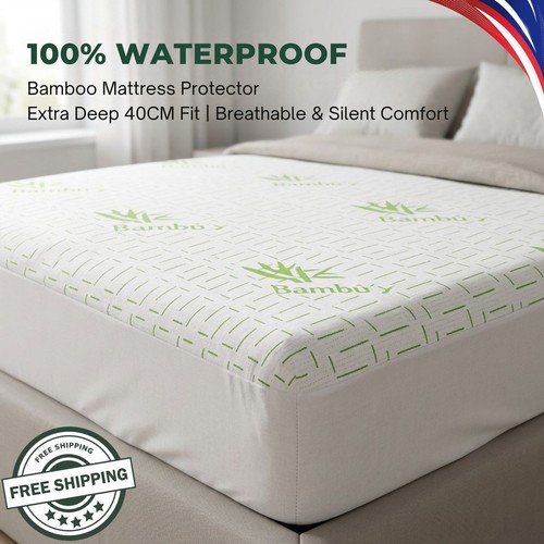 Bamboo mattress protector 40cm - mattress,